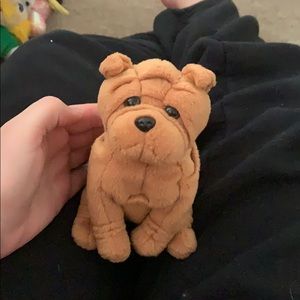 Crinkles the shar pei beanie baby